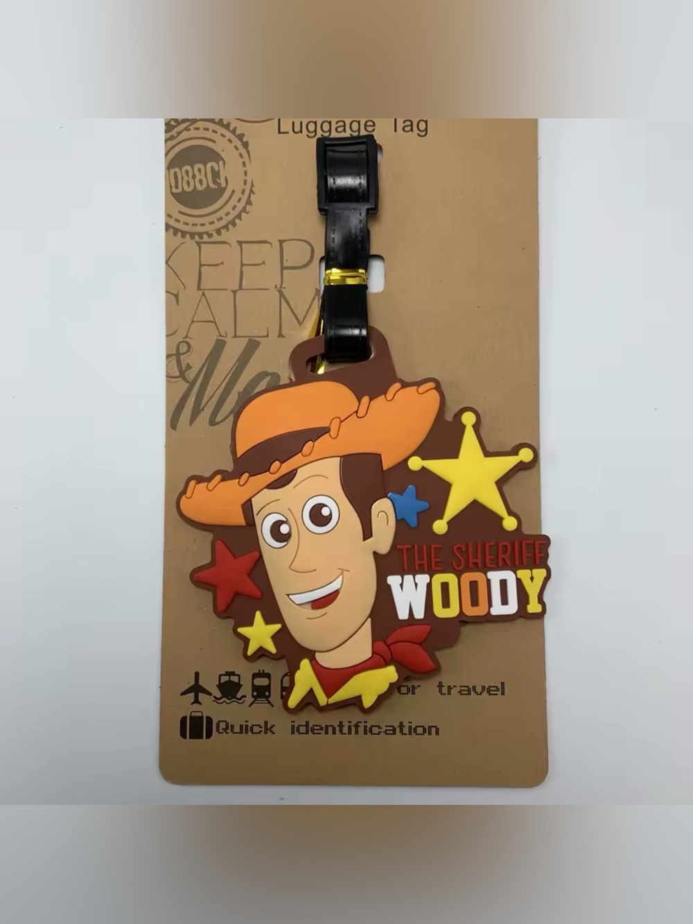 Woody Luggage Tag